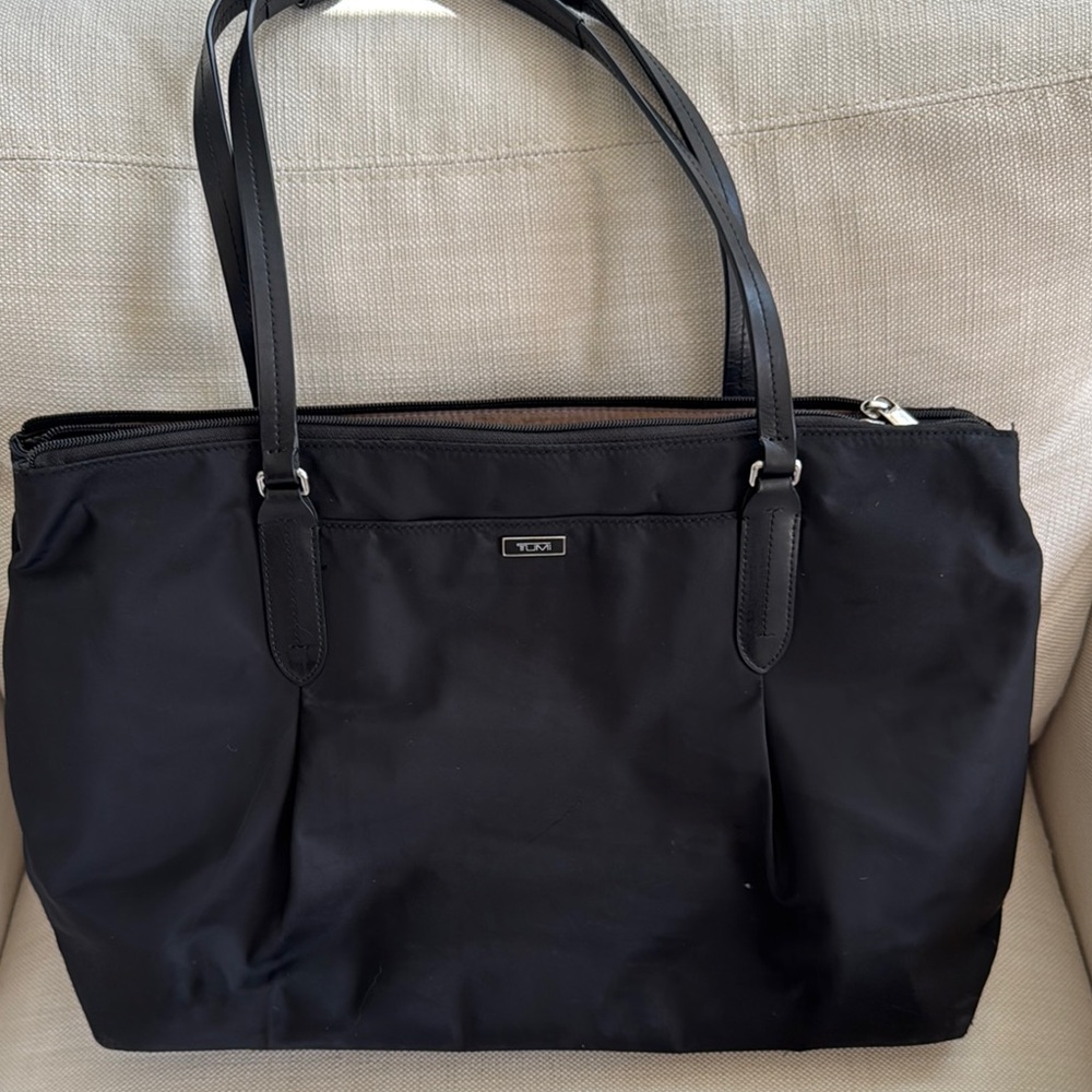 Tumi Black Tote Bag